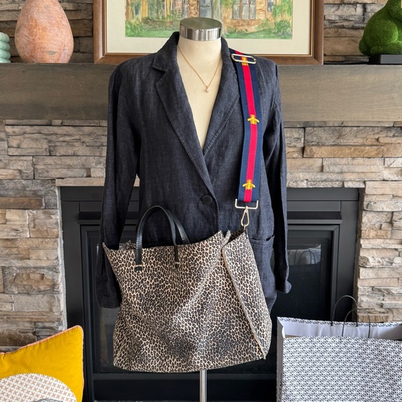 Clare V Handbags - 🥳🥳LAST CALL🥰Clare V Brown and Black Leopard Print Tote